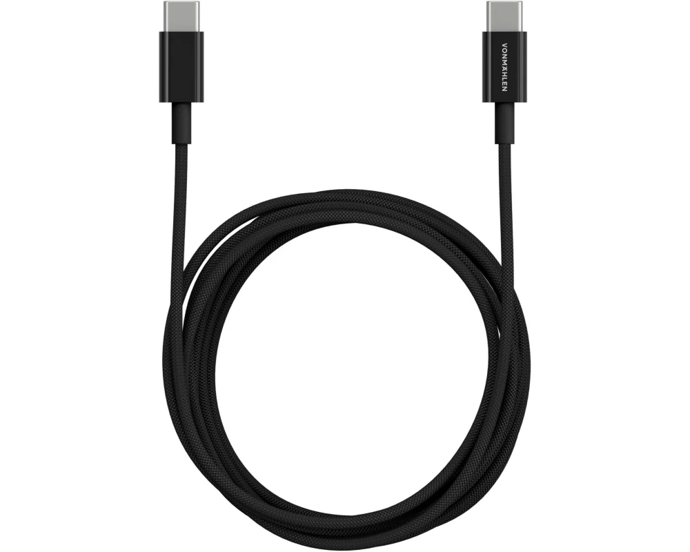 Vonmählen USB-C auf USB-C Kabel 2 m, Schwarz
