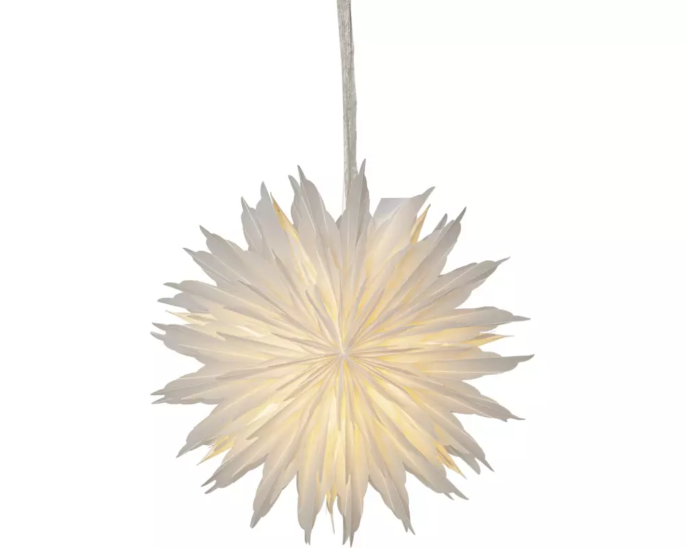 Star Trading Papierstern Dis, Weiss, Ø 40 cm