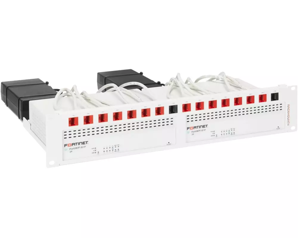 Rackmount IT Rackmount Kit RM-FR-T22 für FortiGate 80F-PoE [DSL & FW] Duo