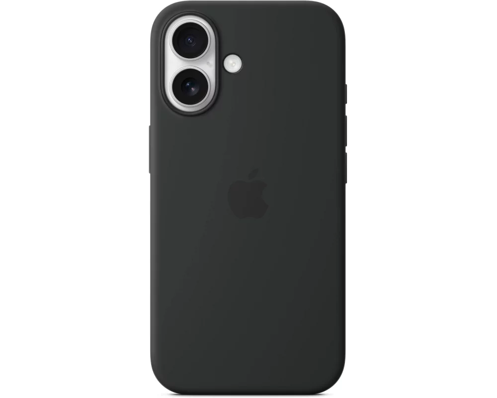 Apple Silicone Case mit MagSafe iPhone 16 Schwarz