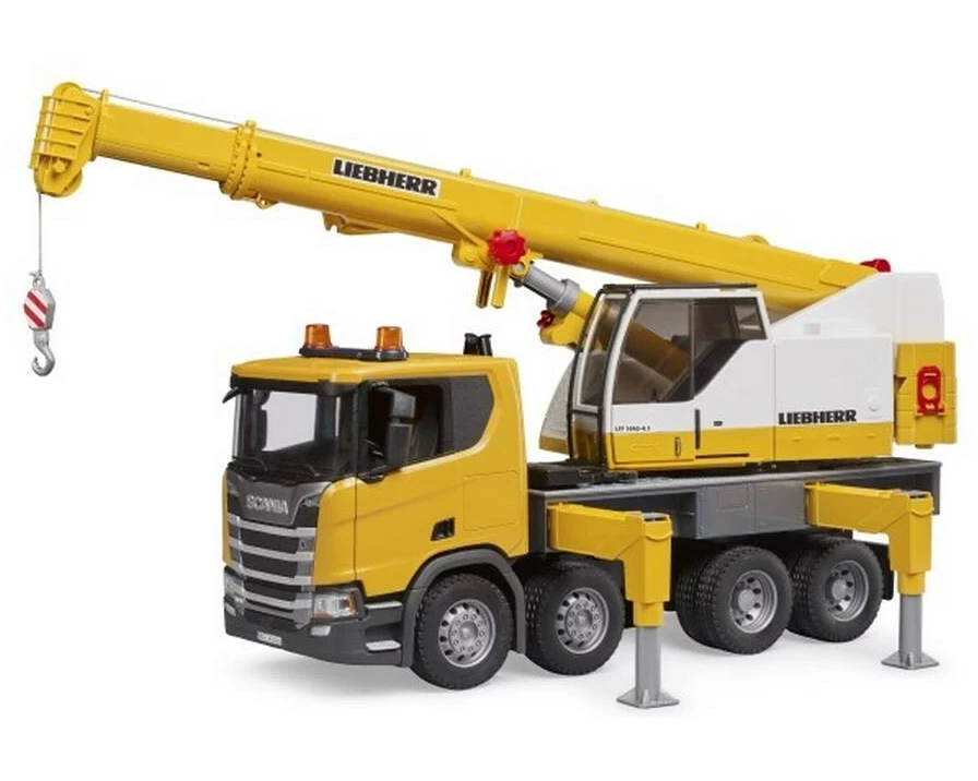 Bruder Spielwaren Kran-LKW Scania Super 560R Liebherr