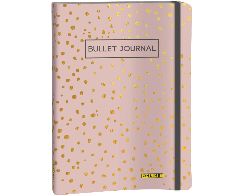 ONLINE Bullet Journal A5 02247 Sptlights Rose 96 Blatt