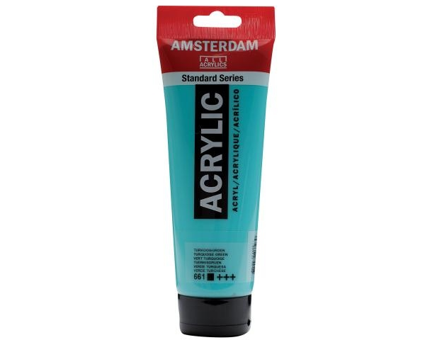 AMSTERDAM Acrylfarbe 250ml 17126610 tuerkisgruen 661