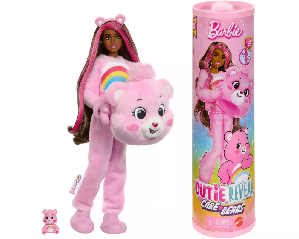 Barbie Puppe Cutie Reveal Care Bears 2 - Hurrabärchi