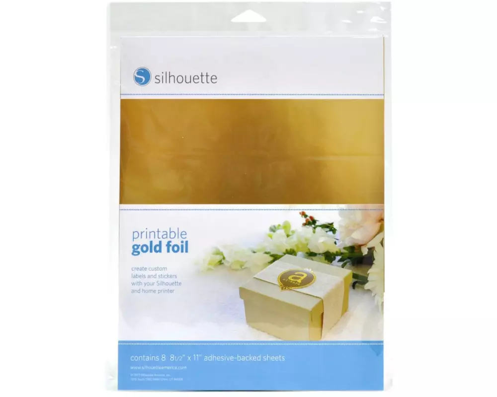 Silhouette Folie 21,5 cm x 28 cm Gold, bedruckbar