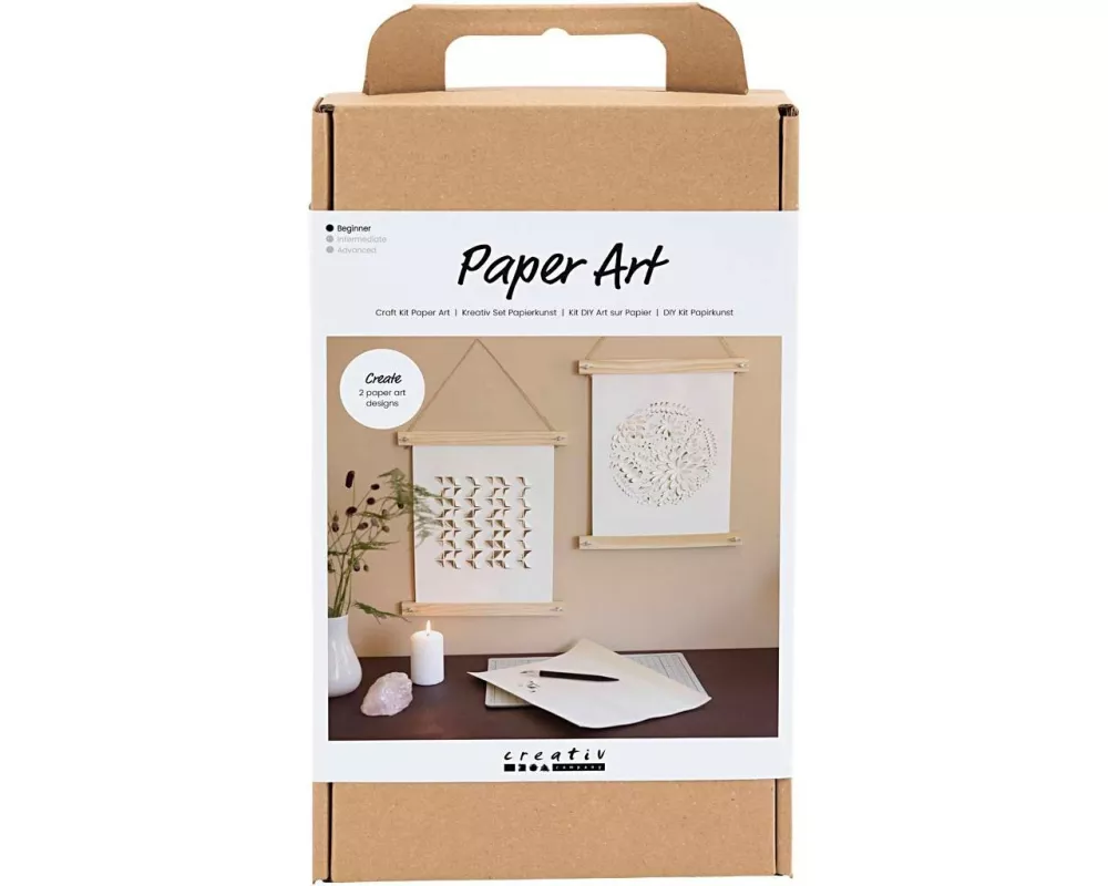 Creativ Company Bastelset Papierkunst mit 3D-Effekt