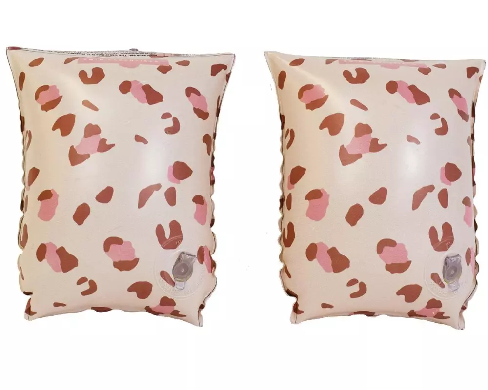 Swim Essentials Schwimmflügel 2-6 Jahre Leopard Old Pink