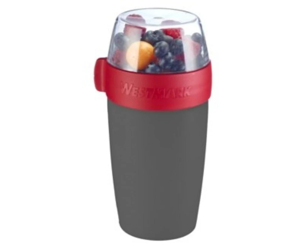 Westmark Westmark Müslibecher anthrazit 700 ml Rot