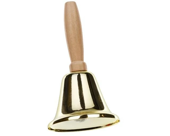 Partydeco Weihnachtsmann-Glocke, Gold