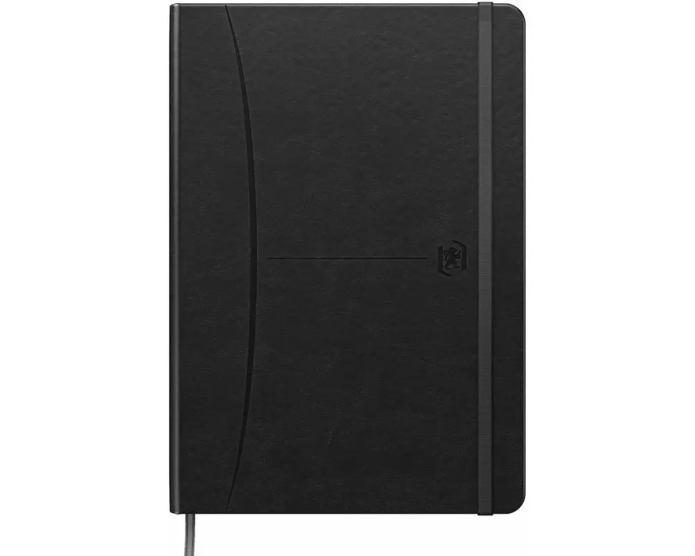 Oxford Notizbuch A5, kariert, Schwarz