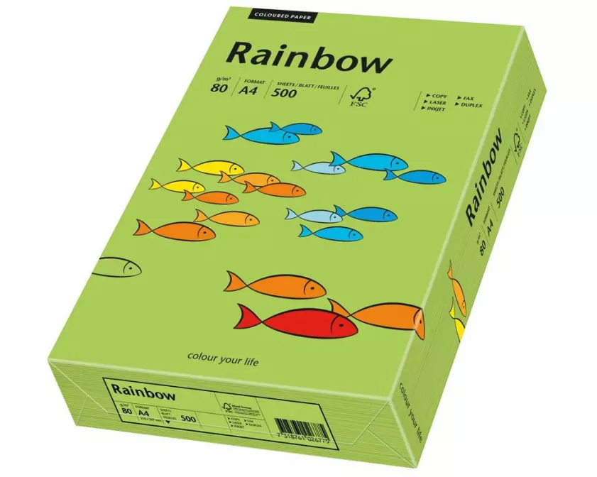 Rainbow Kopierpapier Rainbow 80 g/m² A4, Grün