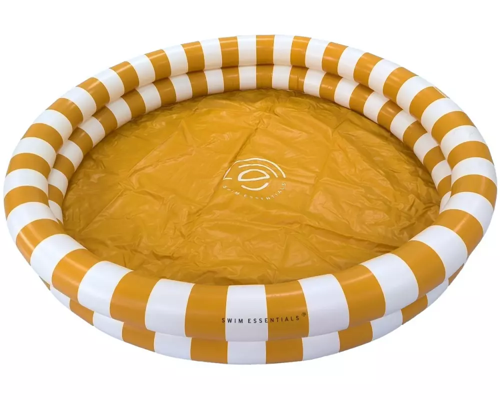 Swim Essentials Planschbecken Yellow Stripes 100 cm