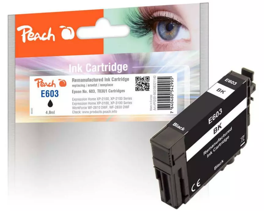 Peach Tinte Epson T03U1/ No. 603 Black