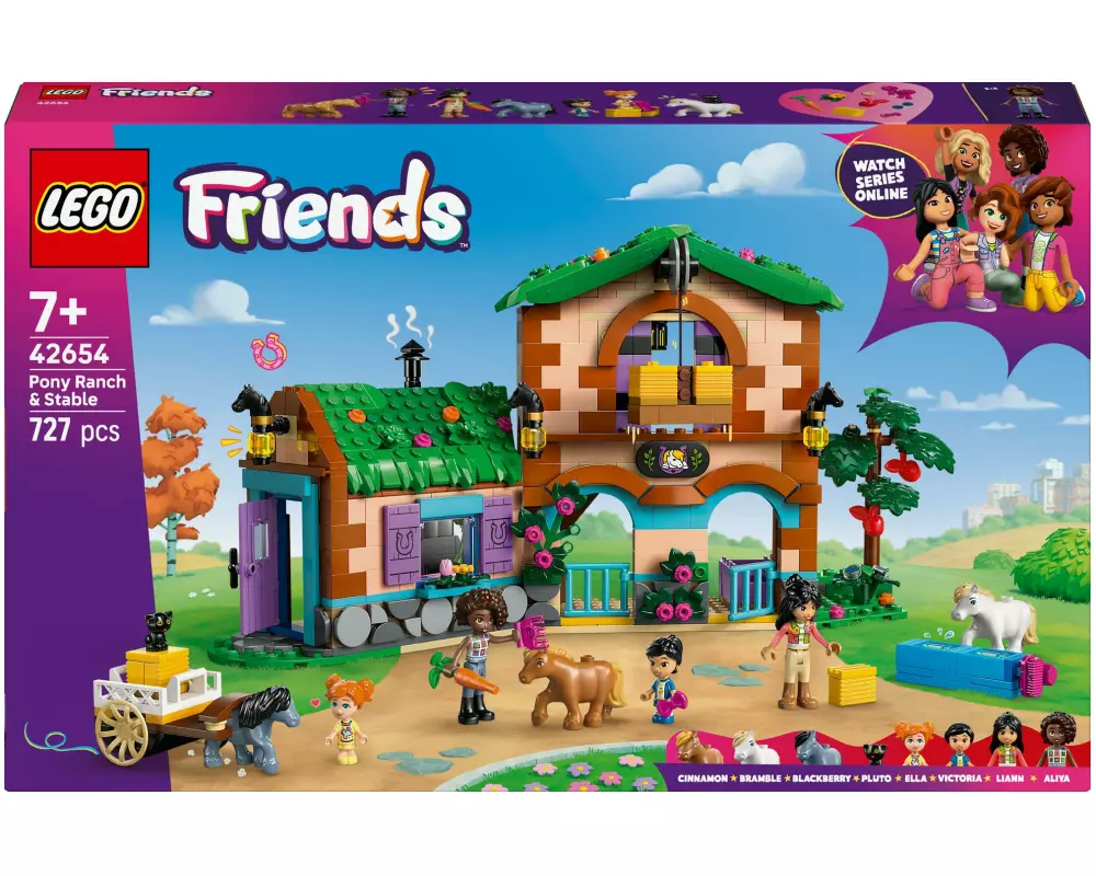 LEGO® Friends Ponyhof & Stall 42654