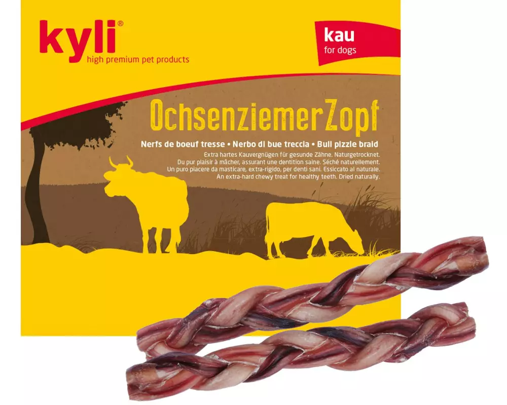 kyli Kaustange Ochsenziemer Zopf 30 cm 2 Stück