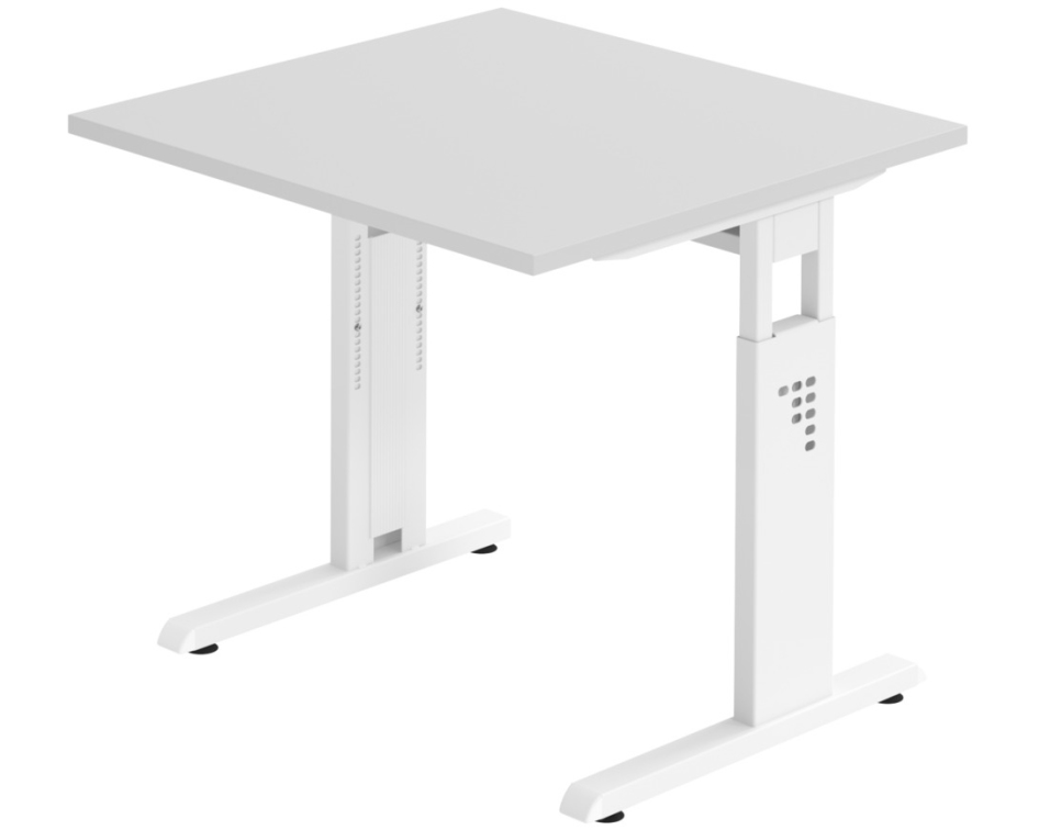 APOLLO Bürotisch ZERO 120x67cm VOS612/W/W weiss/weiss