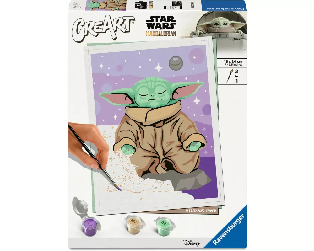 Ravensburger Malen nach Zahlen Meditativer Grogu