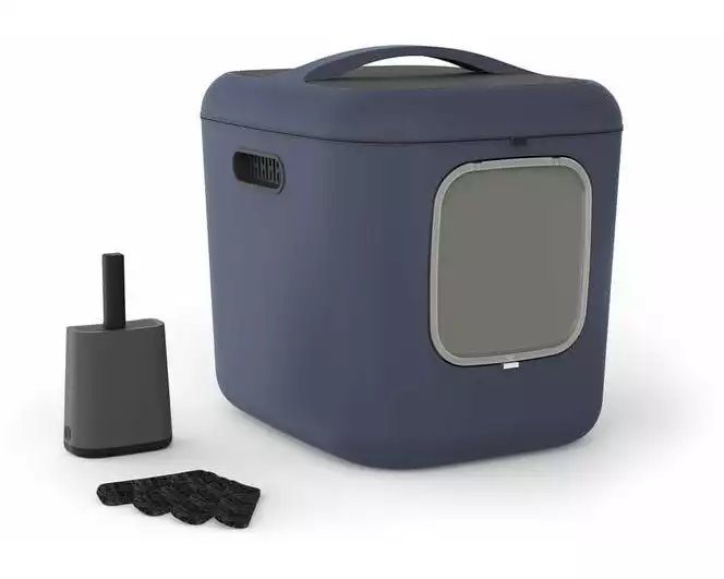 Rotho Katzentoilette Bea XL Navyblau