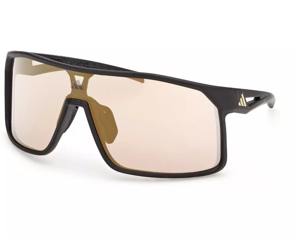 adidas Alkator SP0124 Sonnenbrille Matte Black, Brown Mirror