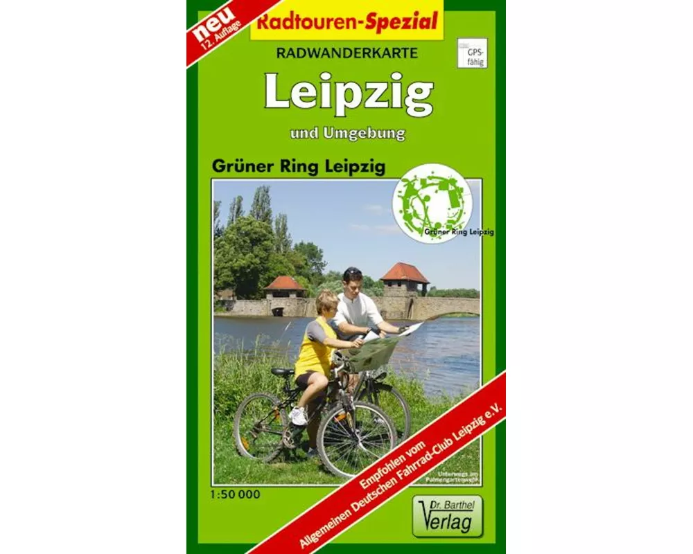 Radwanderkarte Leipzig und Umgebung
