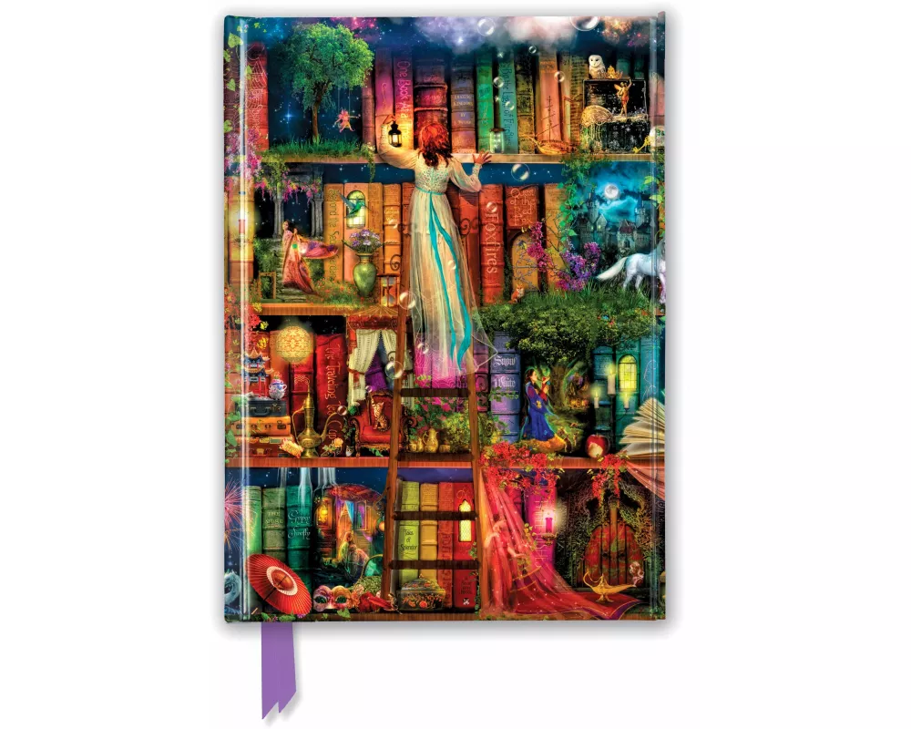 Aimee Stewart: Treasure Hunt Bookshelves (Foiled Journal)