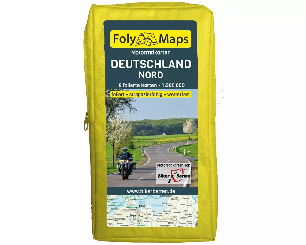 FolyMaps Motorradkarten Deutschland Nord