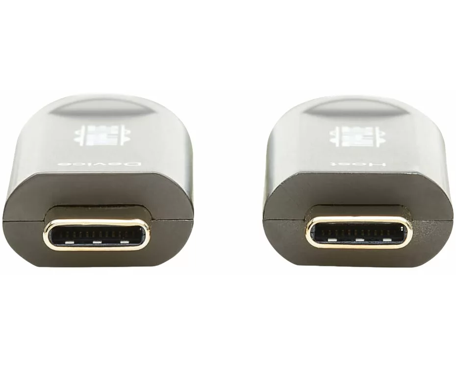 EATON TRIPPLITE USB-C, AOC, Cable, M/M, USB, 3.2, Gen, 2, 10, Gbps, Plenum-Rated, Fiber, Active, Optical, Cable, Black, 10m