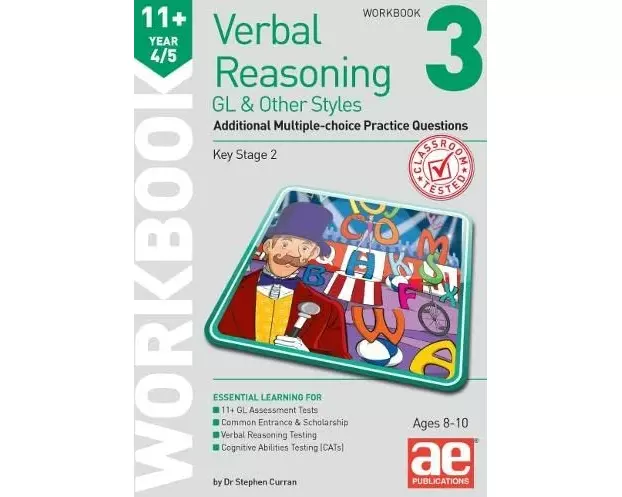11+ Verbal Reasoning Year 4/5 GL & Other Styles Workbook 3