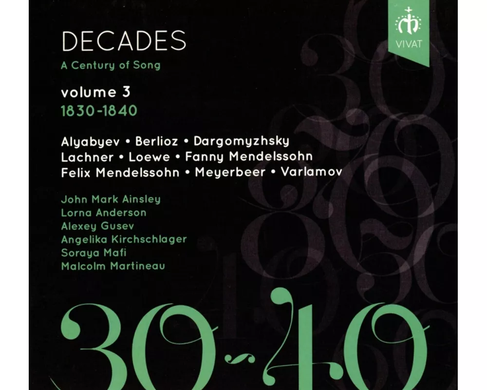 Decades: A Century of Song,Vol. 3,1830-1840