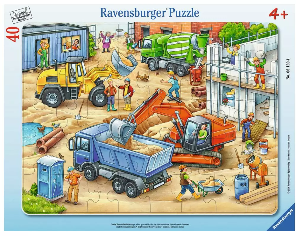 Ravensburger Puzzle Grosse Baustellenfahrzeuge