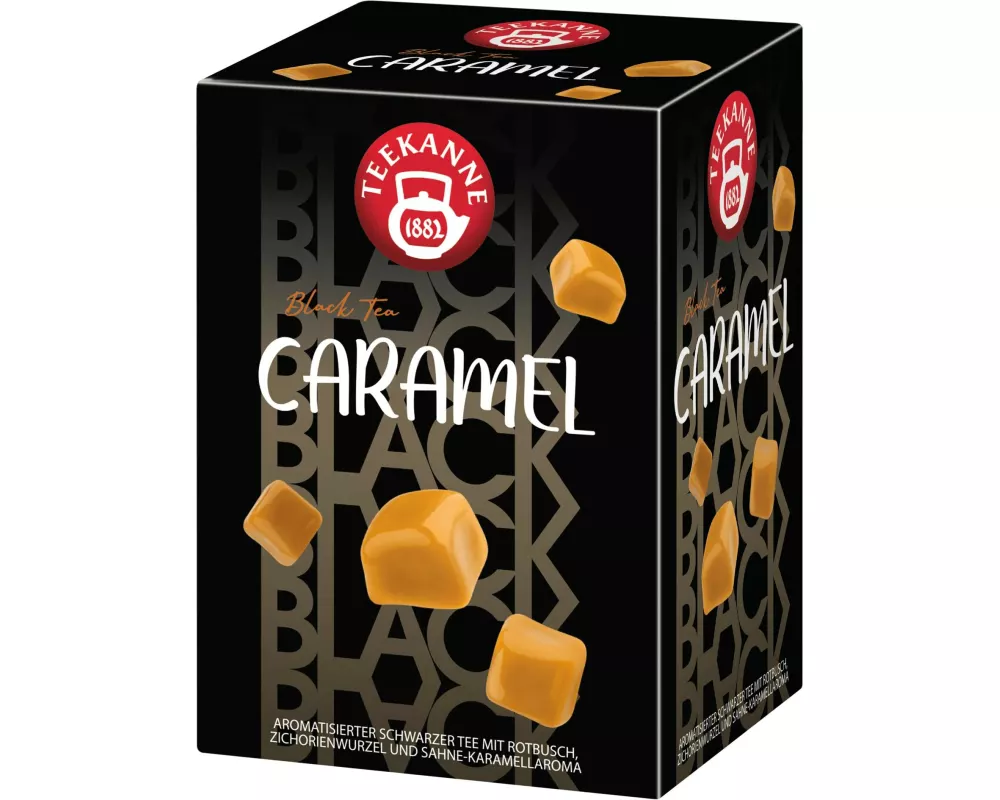 Teekanne Teebeutel Black Tea Caramel 15 Stück