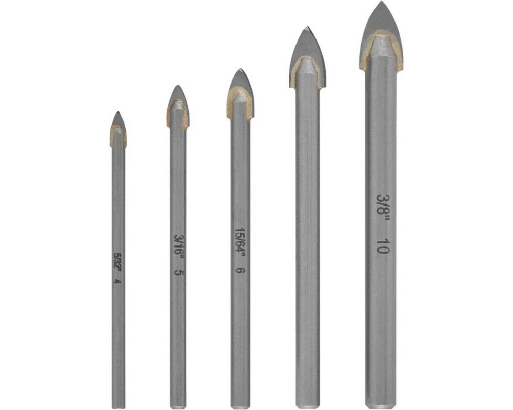 kwb Glasbohrer-Set HM 5-tlg