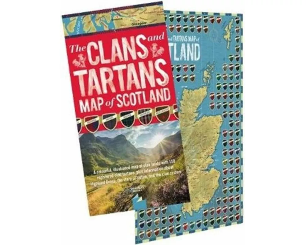 The Clans and Tartans Map of Scotland