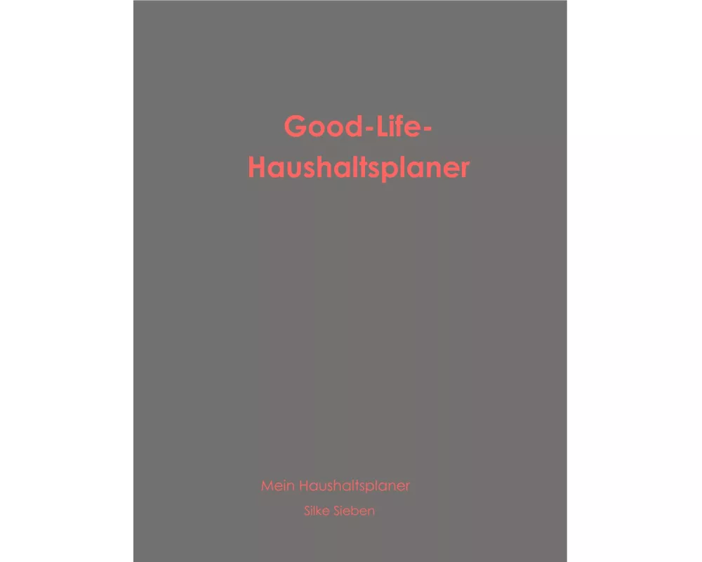 Good-Life-Haushaltsplaner