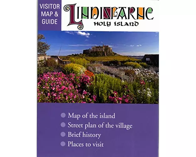 Lindisfarne Holy Island Visitor map and guide