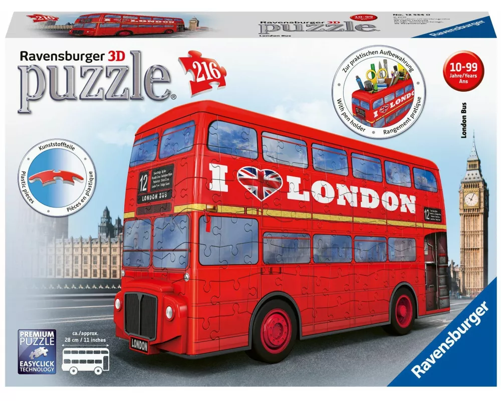 3D Puzzle London Bus