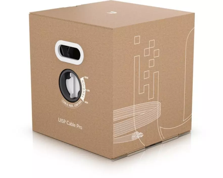 Ubiquiti Verlegekabel UISP-CABLE-PRO Cat 5e, FTP, 305 m, Schwarz