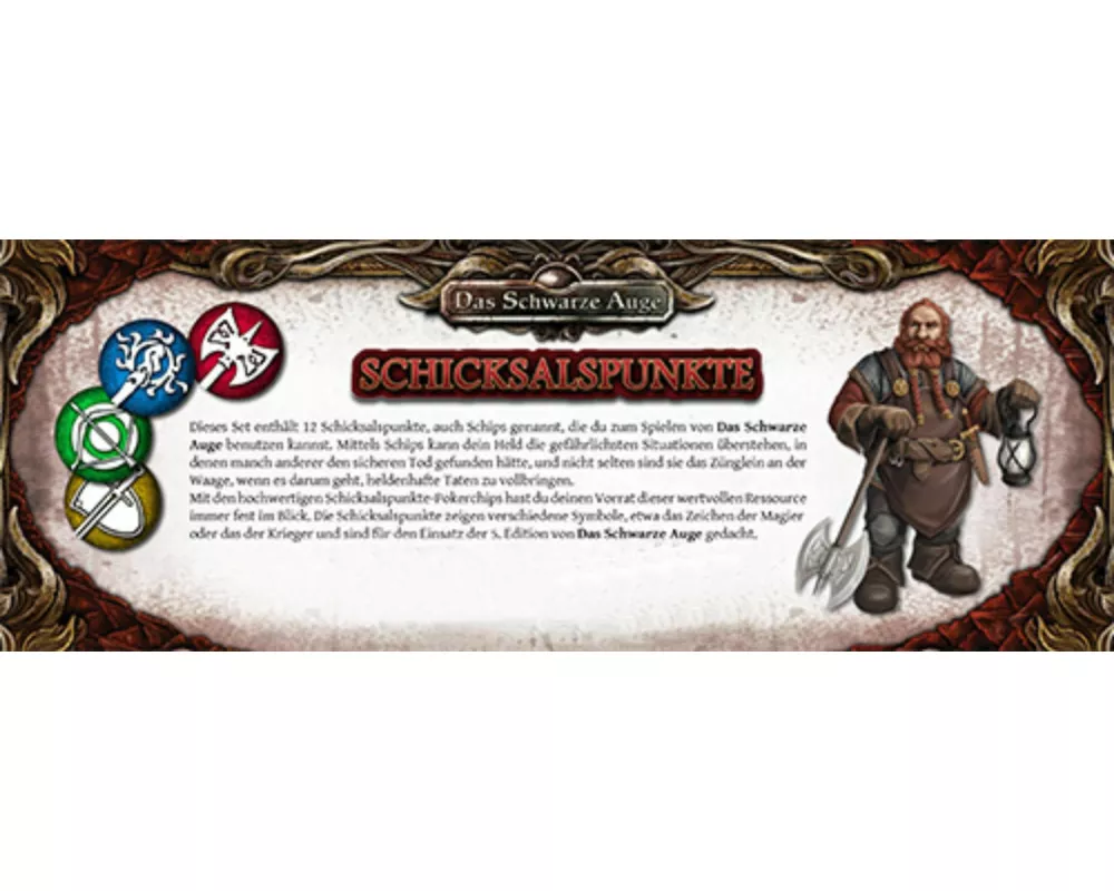 DSA5 Einsteigerbox: Schicksalspunkte-Set (12)