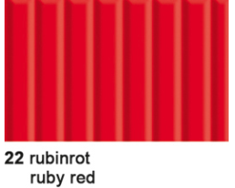 URSUS Wellkarton 50x70cm 9202222 260g, rubinrot