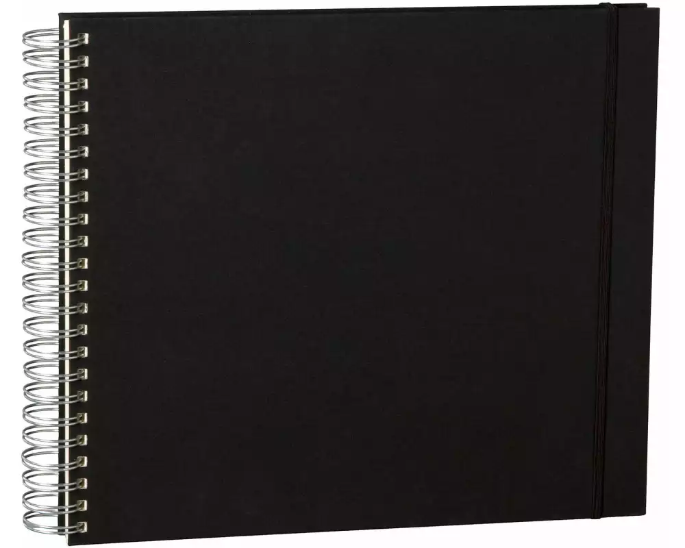 Semikolon Fotoalbum Maxi Mucho Schwarz, Cremefarbige Seiten