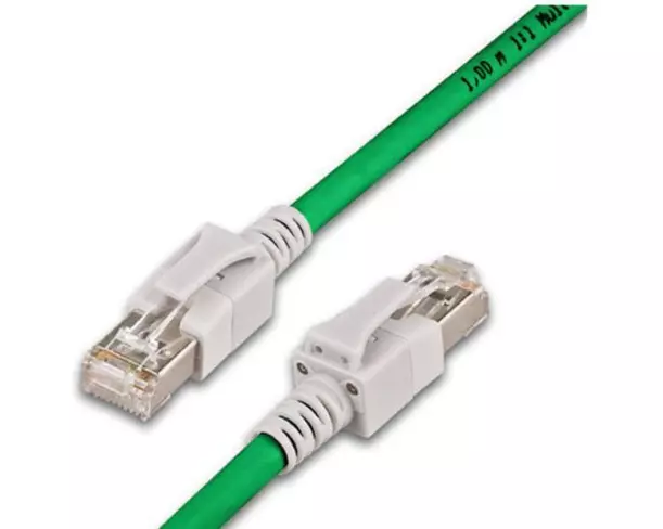 Wirewin Patchkabel RJ-45 - RJ-45, Cat 6A, S/FTP, 5 m, Grün