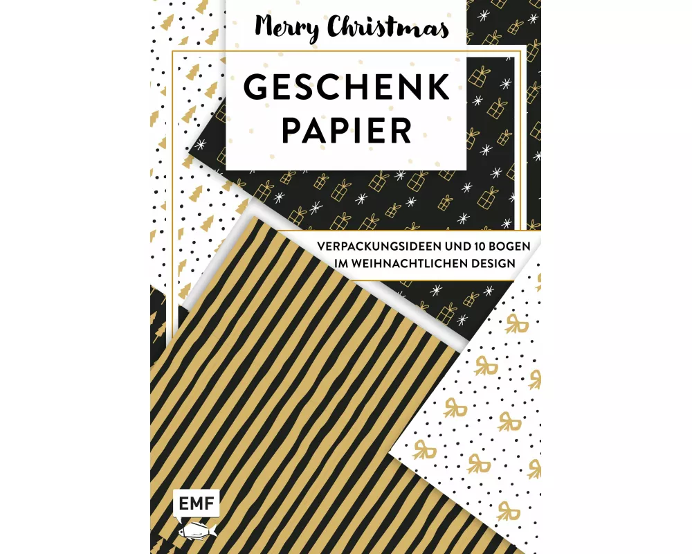 Das Geschenkpapier-Set – Merry Christmas: Verpackungsideen und 10 Bogen im weihnachtlichen Design