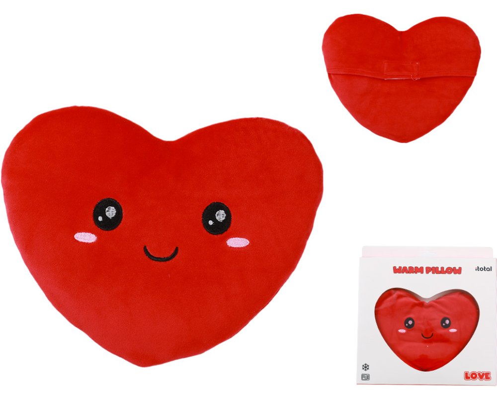 I-TOTAL Wärmekissen, Heart XL2630F rot