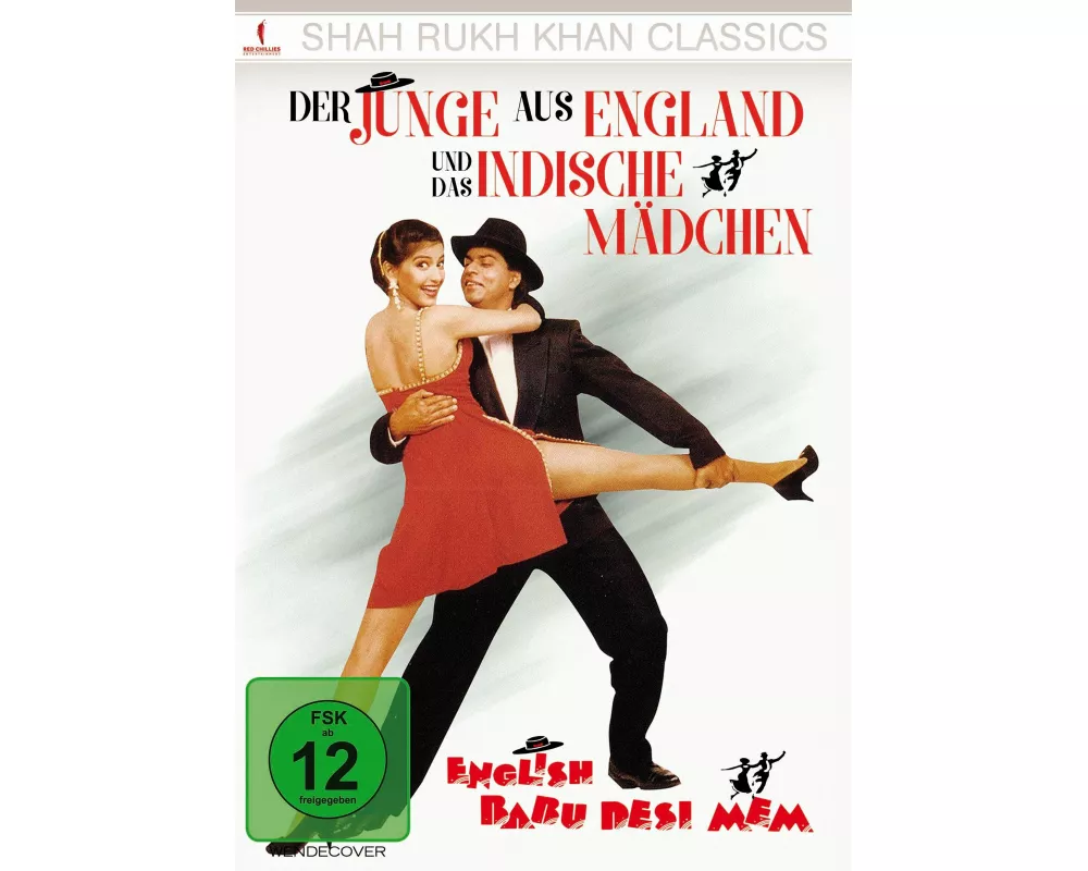 Der Junge aus England und das Indische Mädchen - English Babu Desi Mem (Shah Rukh Khan Classics). DVD