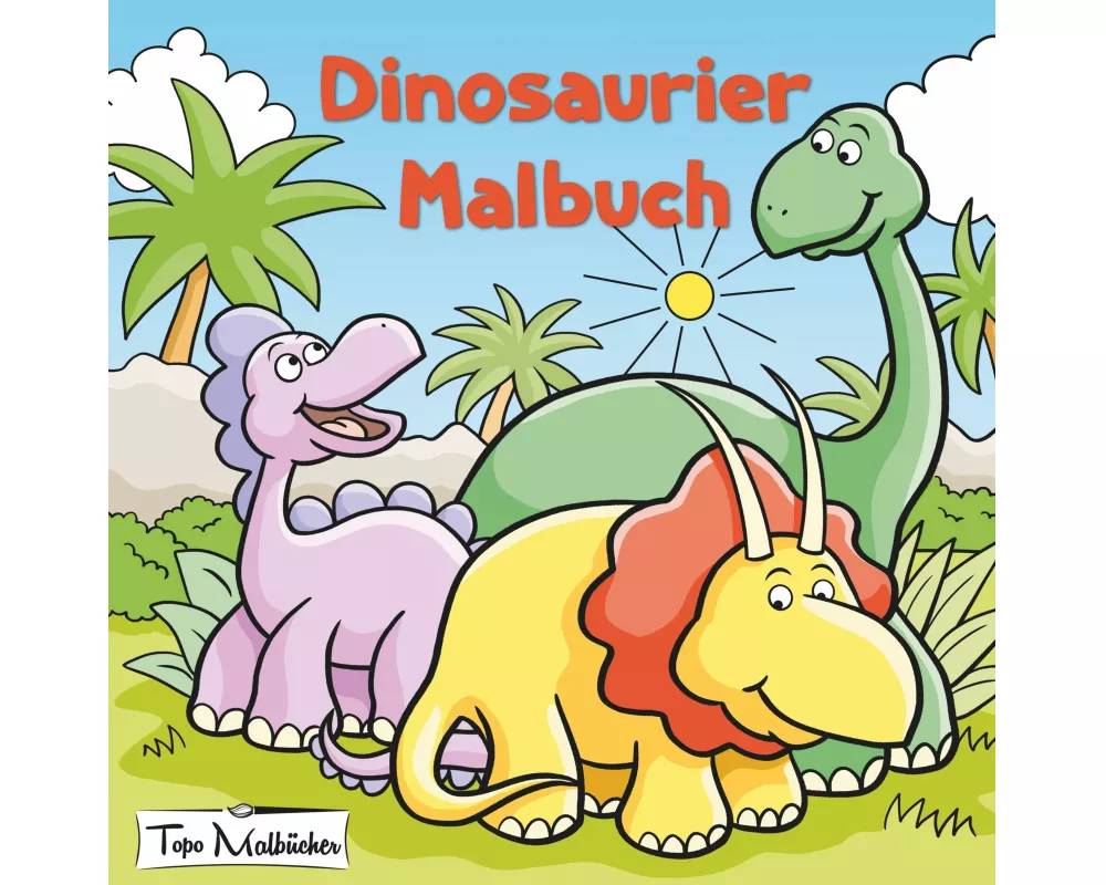 Dinosaurier Malbuch