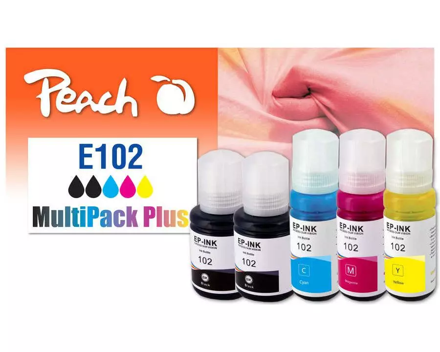 Peach Tinte Epson CISS 102 Multi-Pack+ C, M, Y, BK