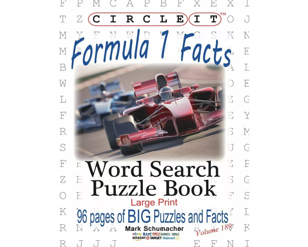 Circle It, Formula 1 / Formula One / F1 Facts, Word Search, Puzzle Book