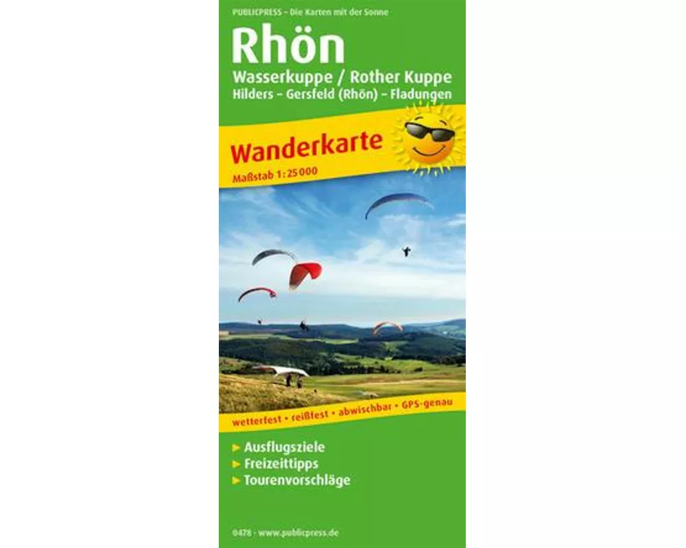 Rhön, Wasserkuppe / Rother Kuppe, Hilders – Gersfeld (Rhön) – Fladungen
