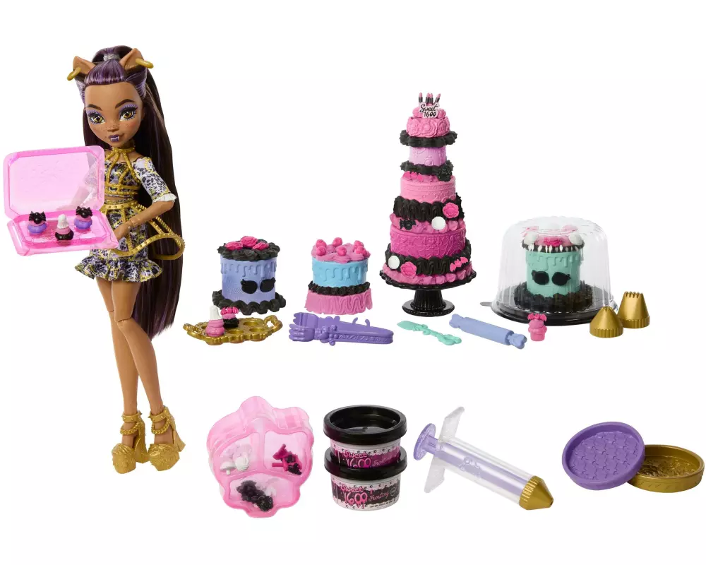 Monster High Puppe Kuchen Set, schaurig schöner Geburtstag