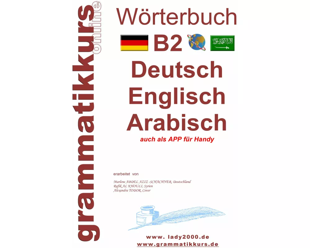 Wörterbuch B2 Deutsch - Englisch - Arabisch - Syrisch